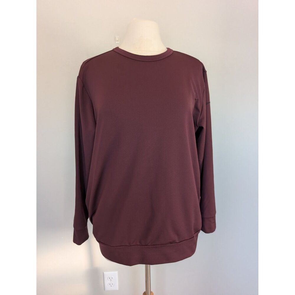 Nike Dri-Fit Long Sleeve Open Back Pullover Sweatshirt M Activewear